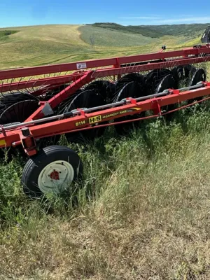 Model 5114 H&S High Capacity Rake & Model 2000 Great Plains Drill